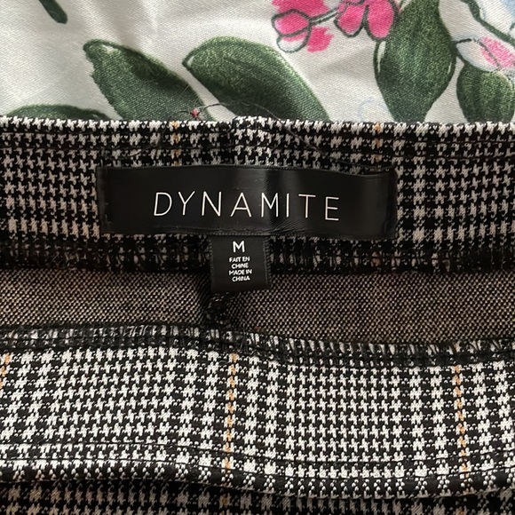 Dynamite Mini Check Pencil Skirt - Sz M - Picture 4 of 4